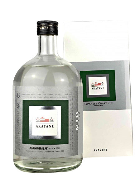 赤屋根 AKAYANE クラフトジン 緑茶 720ml／佐多宗二商店