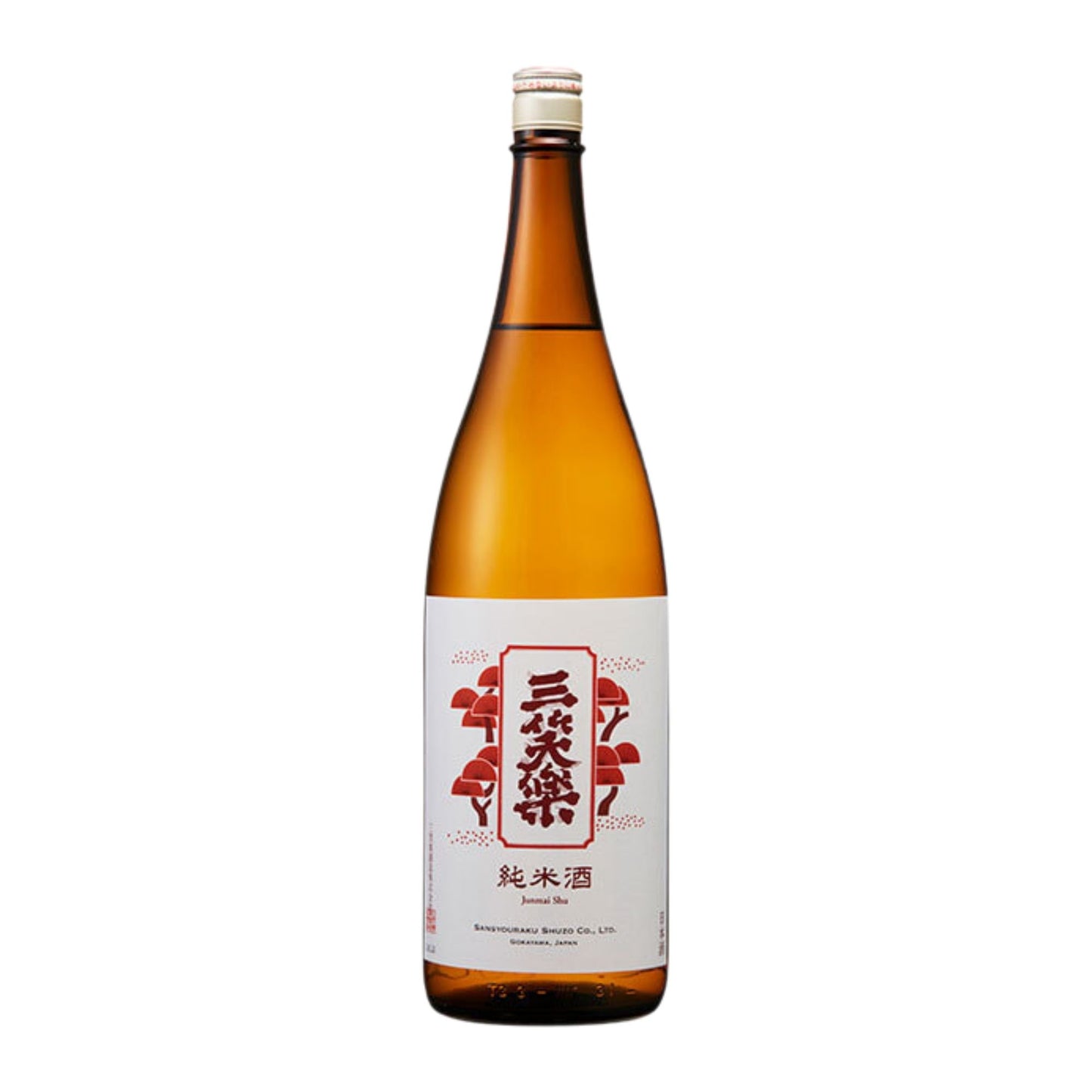 三笑楽 純米 赤ラベル 1800ml/三笑楽酒造