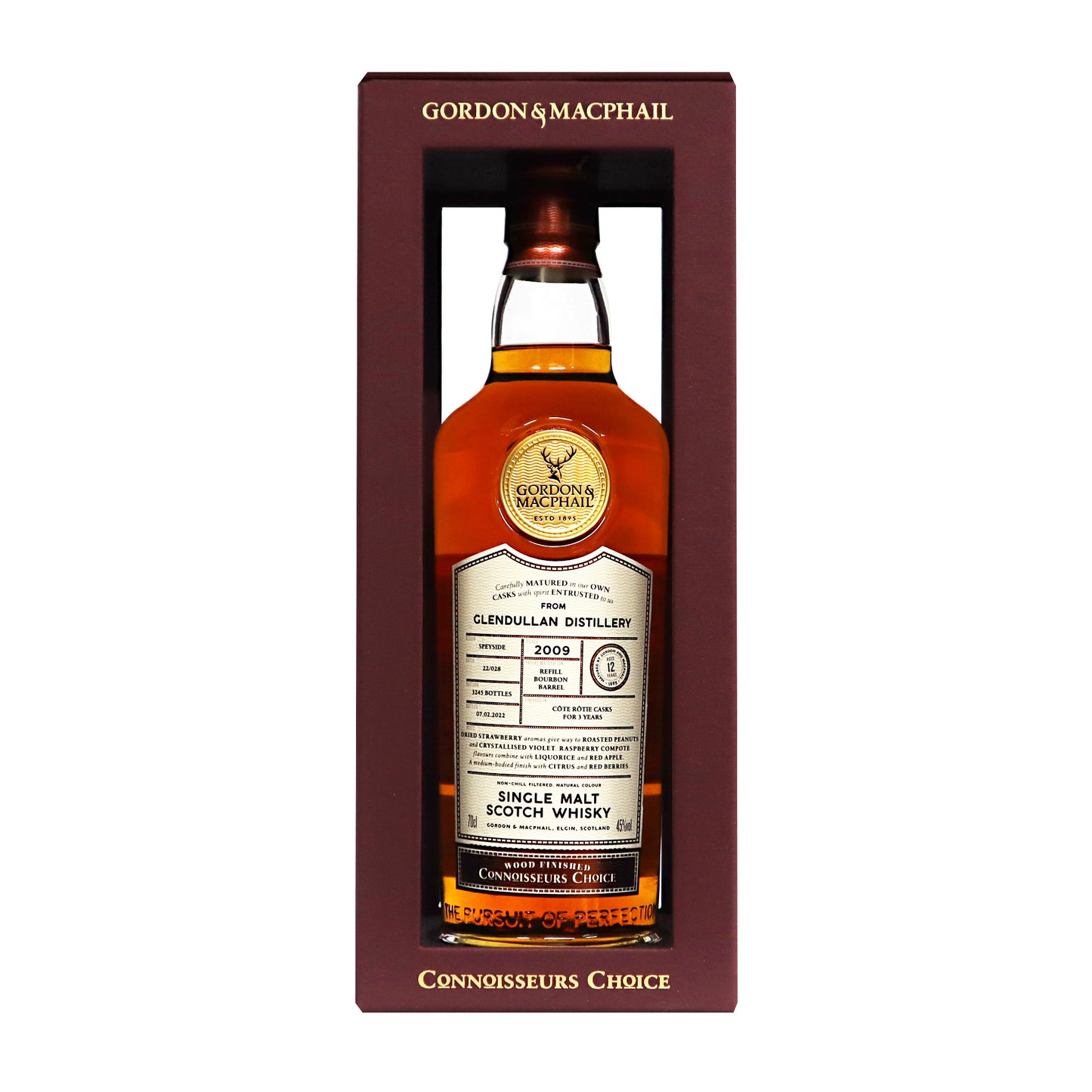 【グレンダラン】2009 12年 コートロティ フィニッシュ45度 700ml/ ゴードン&マクファイル