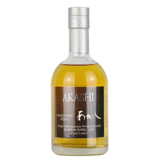 シングルモルトあかし バーボンバレル3年 HEAVILY PEATED 500ml/江井ヶ嶋酒造