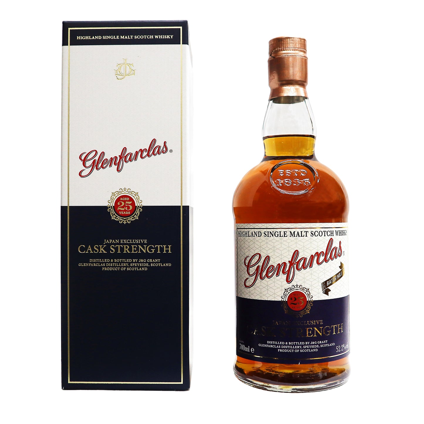 【グレンファークラス】JAPAN EXCLUSIVE 25年 バッチNO.1 52.2度 700ml/グレンファークラス