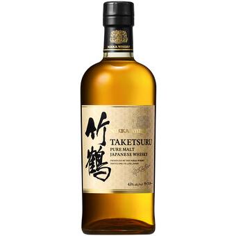 【ニッカウイスキー2本セットA】竹鶴ピュアモルトとシングルモルト余市 700ml×2