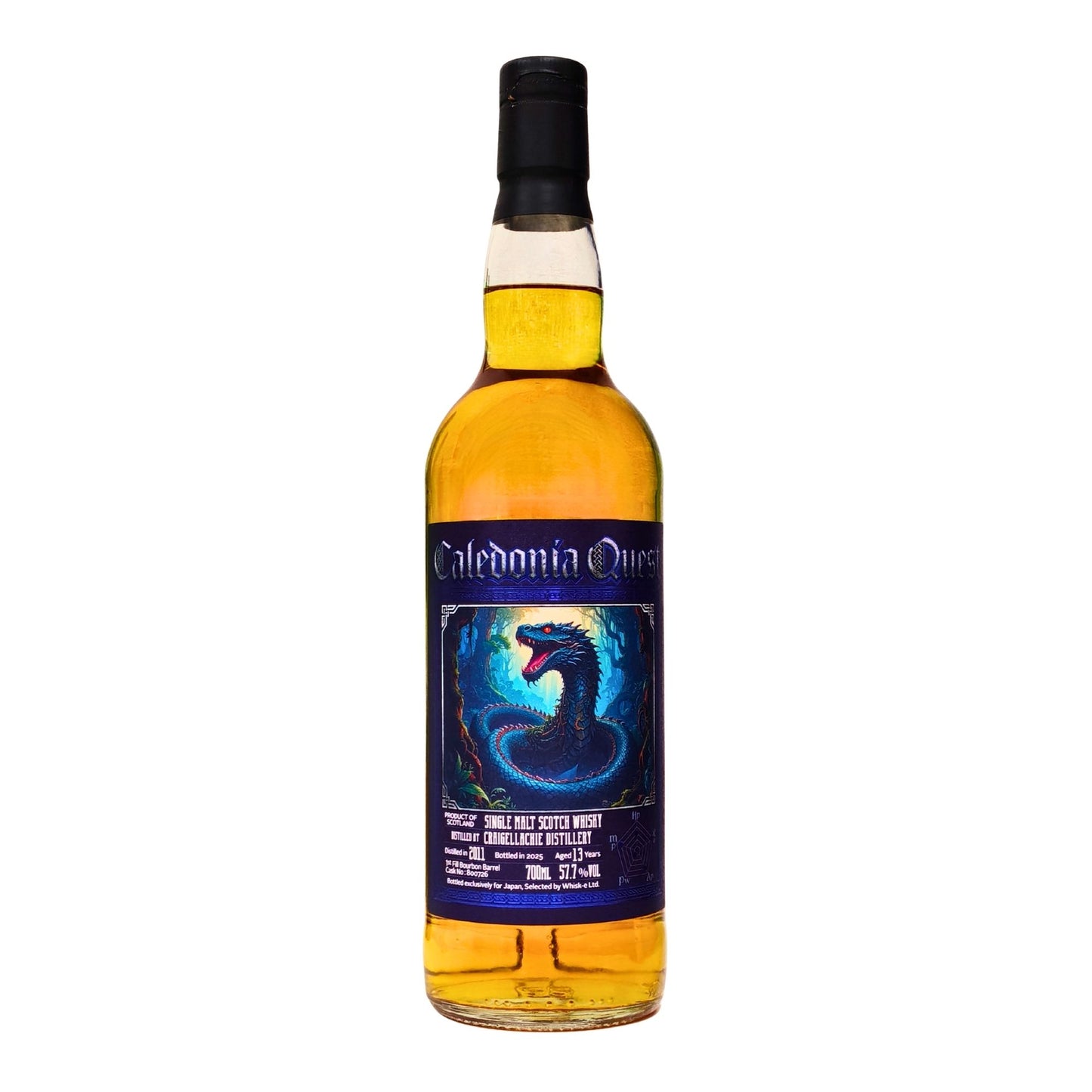 【カレドニアクエスト】クライゲラキ2011 バーボンバレル 13年 57.7度 700ml/ウイスク・イー