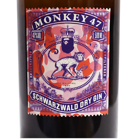 【MONKEY47】"A BATHING APE® EDITION" DRY GIN 47度 500ml/ペルノリカール