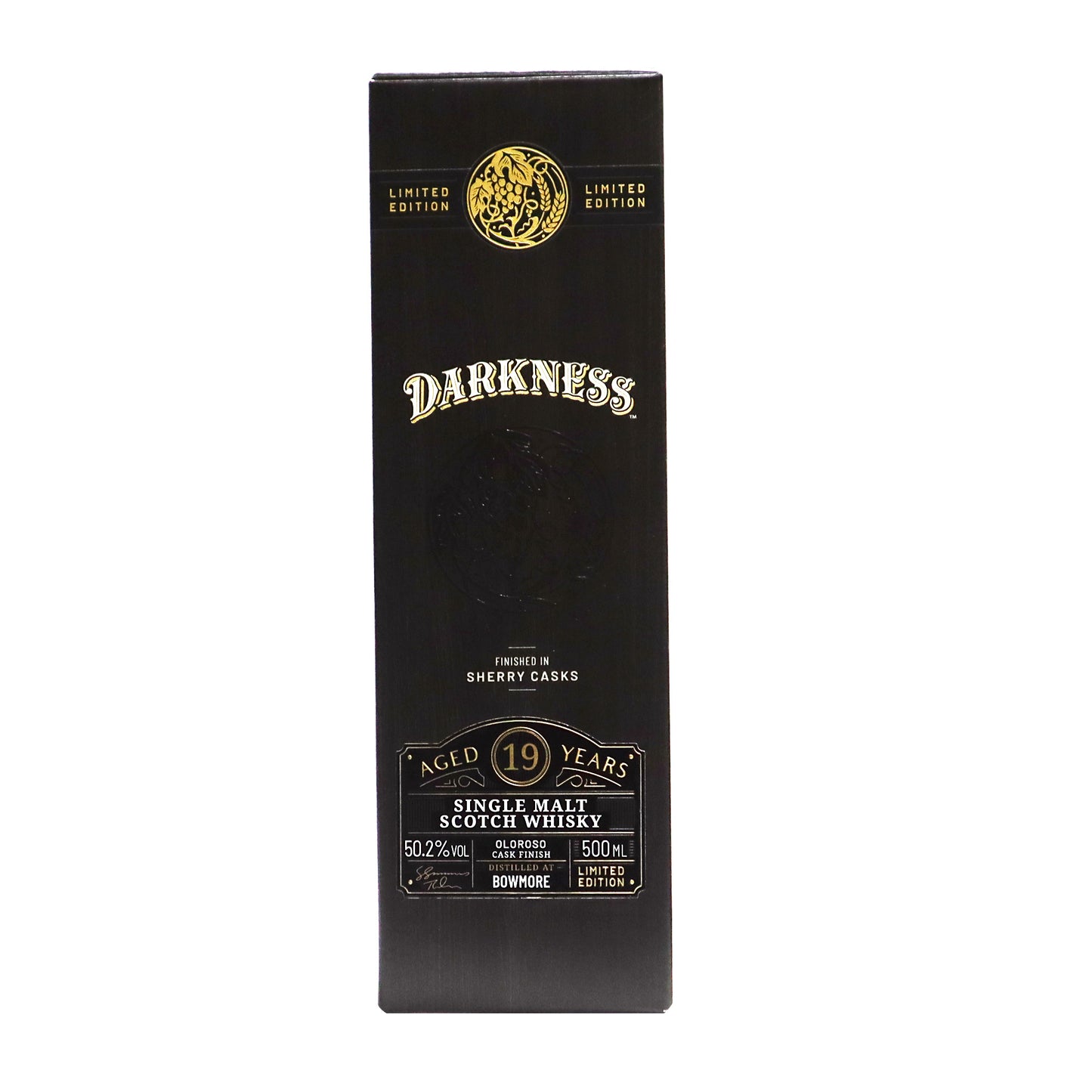 【ダークネス ボウモア 】19年 シェリーカスク 50.2度 500ml/ボウモア蒸溜所