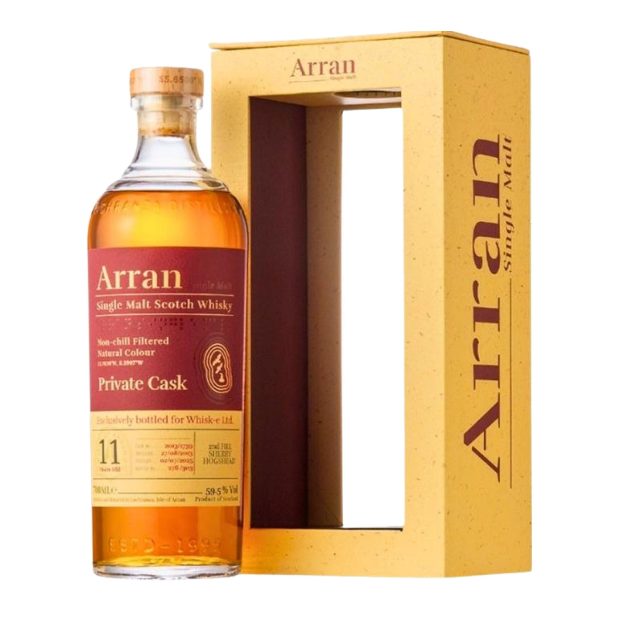 アラン 2013 11年 シェリーホグスヘッド アラン】2013 シェリーホグスヘッド シングルカスク 11年 59.5% 700ml