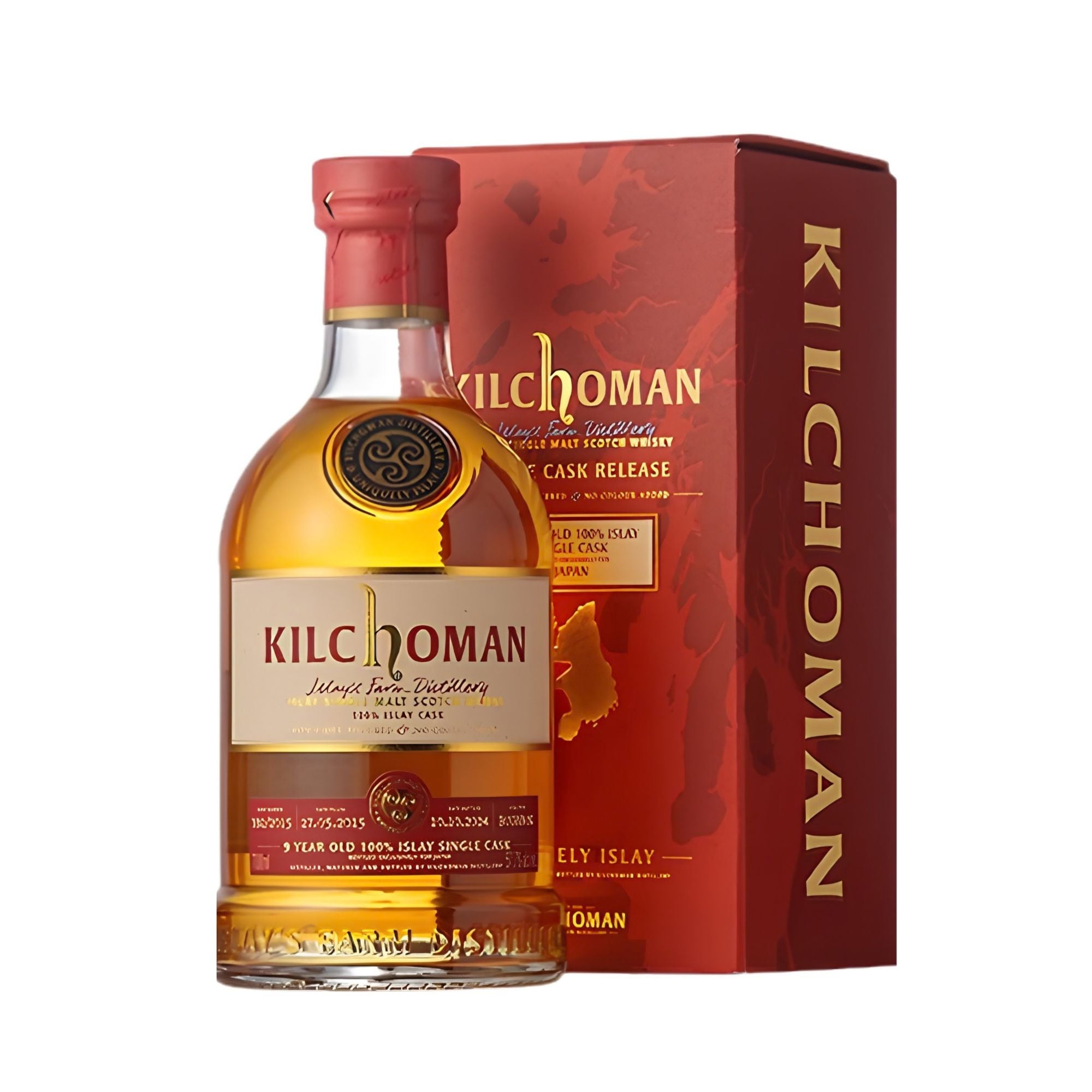 キルホーマン 】2015 10年 100%アイラ バーボンバレル 56.4% 700ml