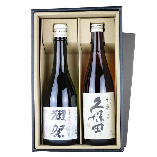 【母の日】ギフトセット 獺祭 純米大吟釀 磨き45 久保田 吟醸 千寿 720ml×2本 【送料無料】