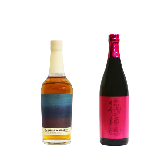 小正醸造 シングルモルト嘉之助 Artist Edition #3・蔵の師魂 ウイスキーと焼酎セット