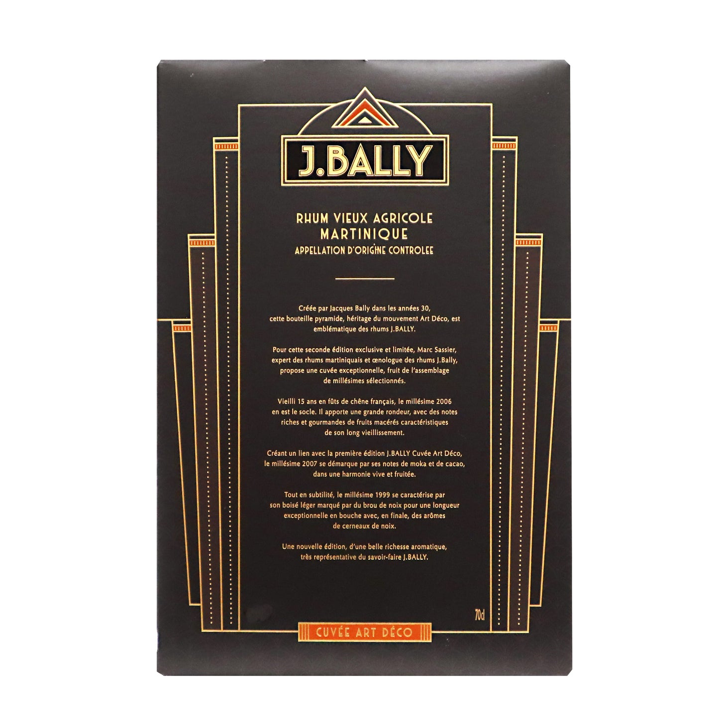 【J.バリー 】ピラミッド キュベ アールデコ 43.5度 700ml/J.バリー