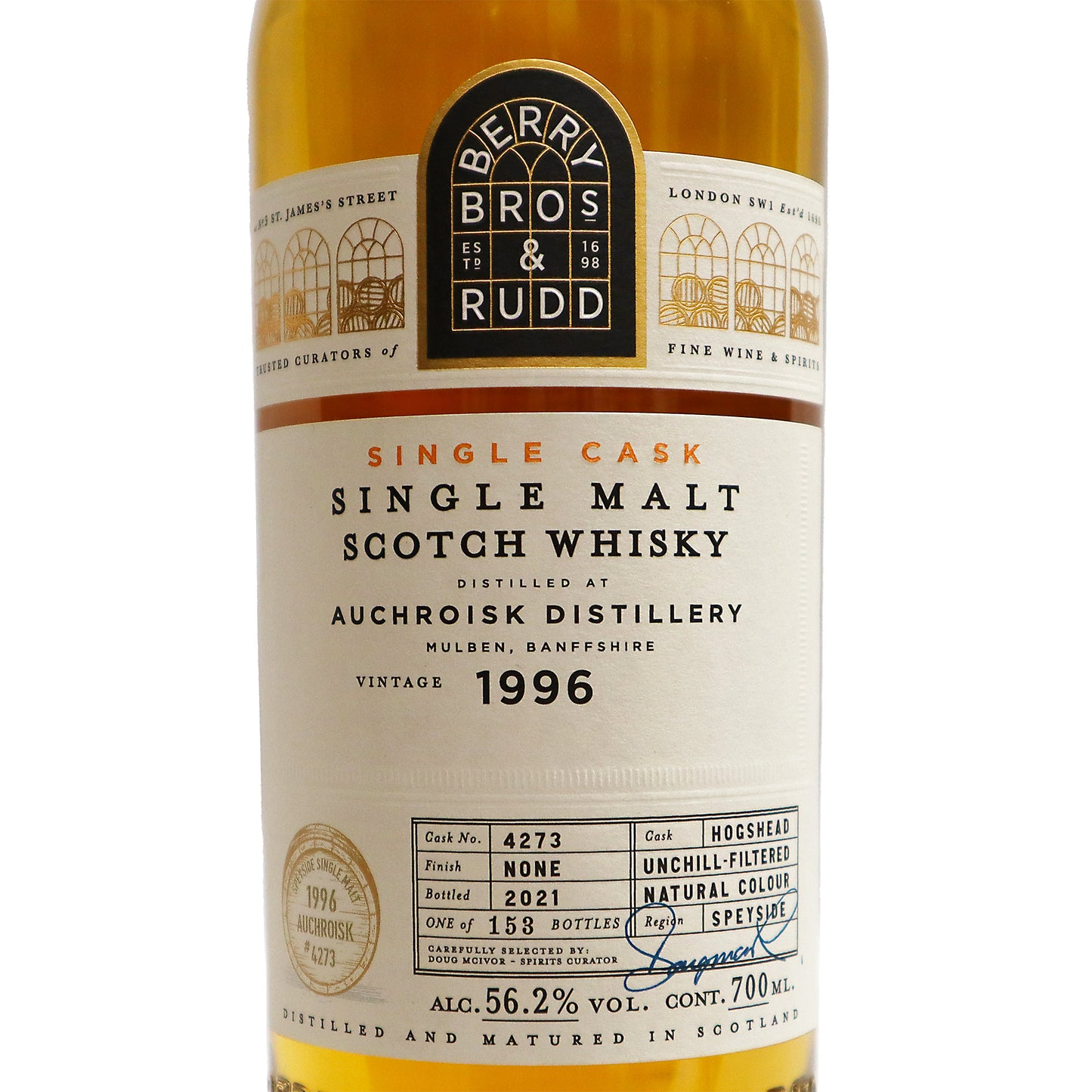 【ベリーブラザーズ&ラッド】オスロスク 1996 25年 56.2% 700ml/ベリーブラザーズ&ラッド