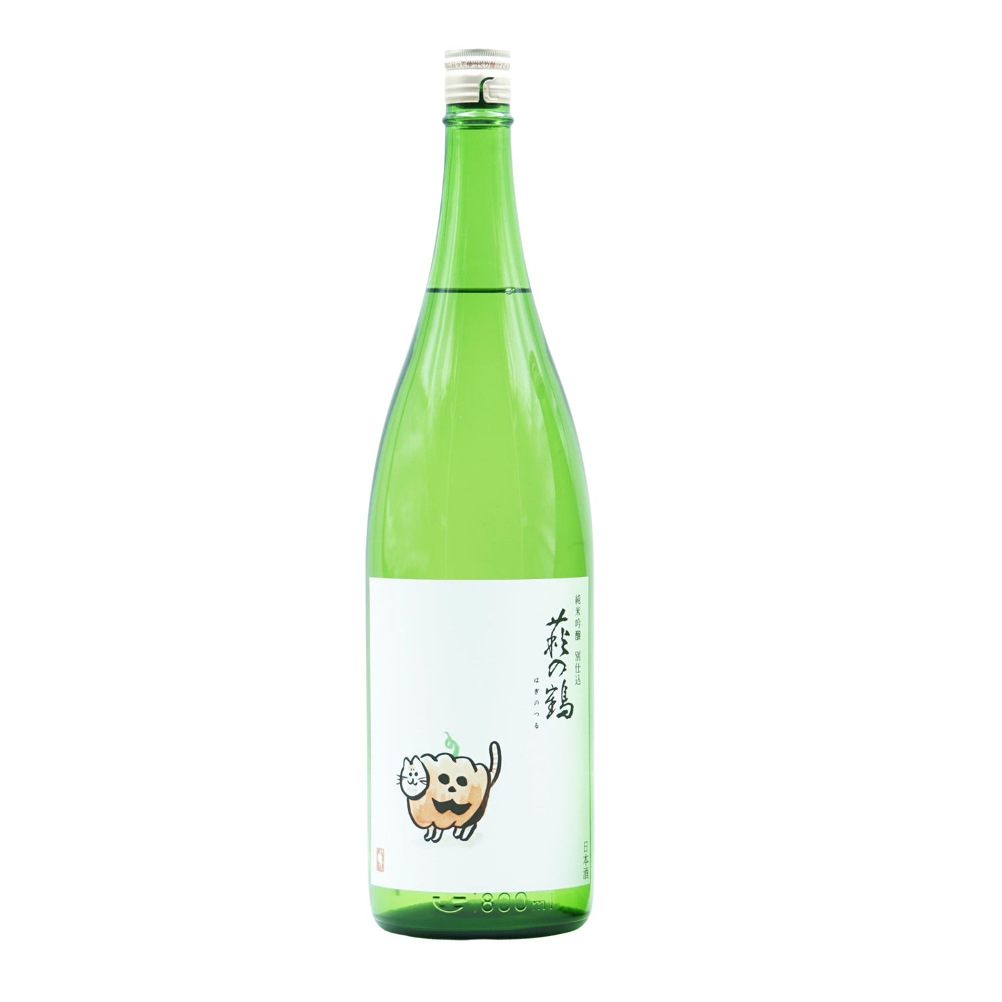 【萩の鶴】純米吟醸 ハロウィン猫 1800ml/萩野酒造