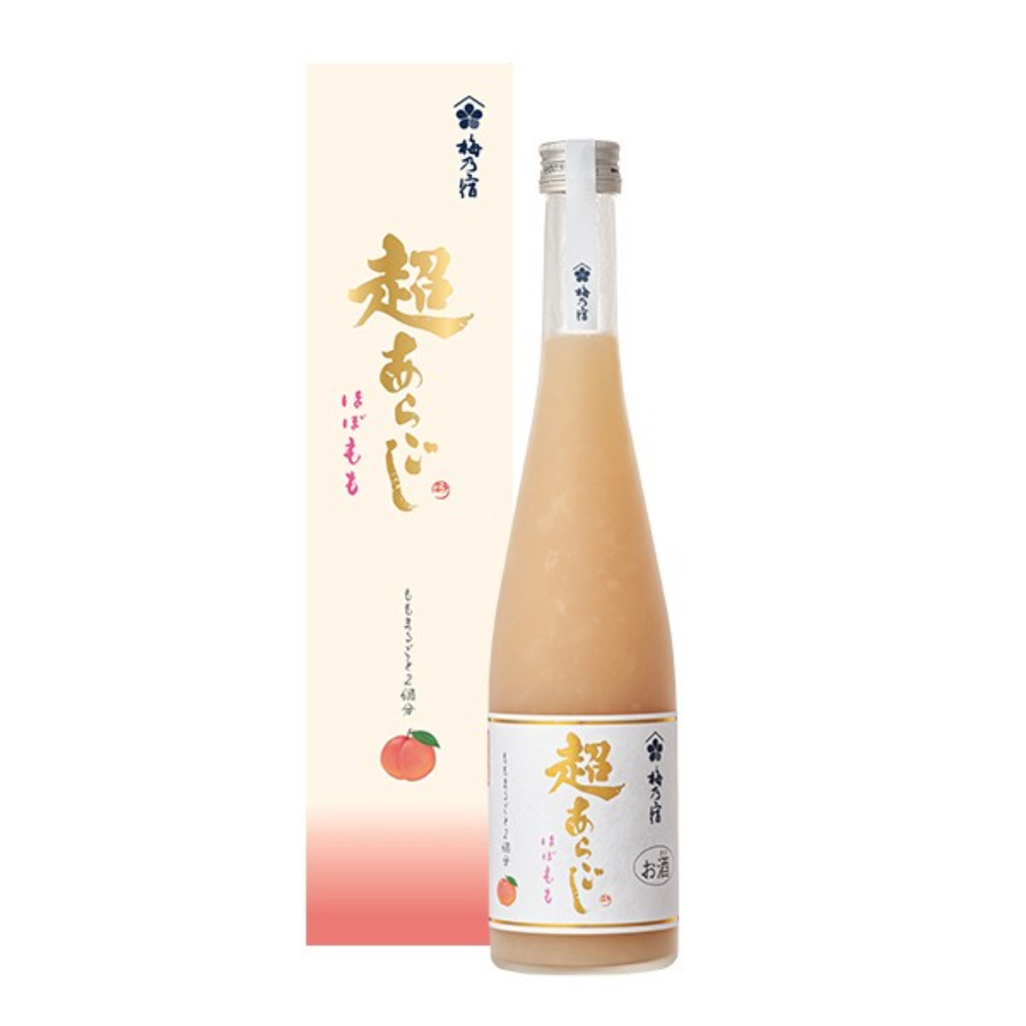 【梅乃宿】 超あらごしほぼもも 500ml/梅乃宿酒造