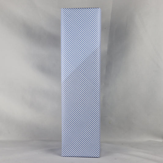 【水色ストライプ】ギフトラッピング(720ml 1~2本/一升瓶1本)