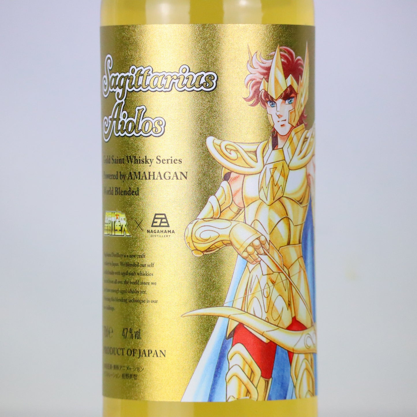 AMAHAGAN 聖闘士星矢 ゴールドセイント ウイスキーシリーズ「サジタリアス アイオロス」47度 700ml/長濱蒸溜所