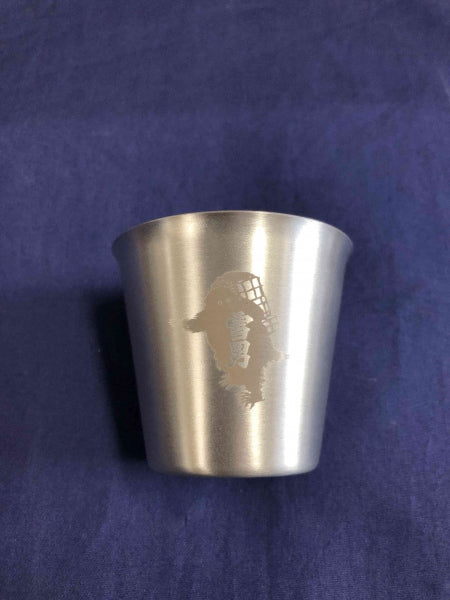 雪男 ステンレスぐい呑み(90ml)