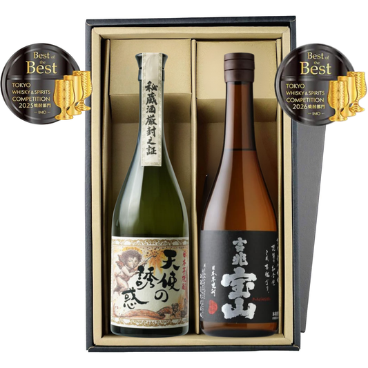 【焼酎 TWSCベスト・オブ・ザ・ベスト セット】吉兆宝山 & 天使の誘惑 芋焼酎720ml × 2本/西酒造