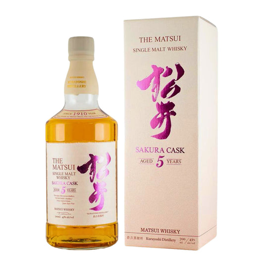 【松井】シングルモルト サクラカスク 5年 43度 700ml／松井酒造 倉吉蒸溜所