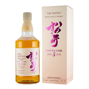 松井】シングルモルト サクラカスク 5年 43度 700ml／松井酒造 倉吉
