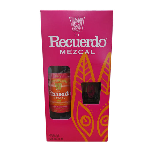【エル・レクエルド・ホベン】メスカル グラス付き  40度 750ml/エル・レクエルド