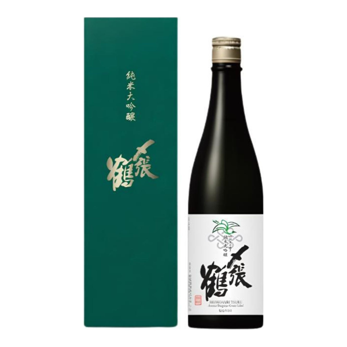 【〆張鶴】純米大吟醸 GREEN LABEL 720ml/ 宮尾酒造