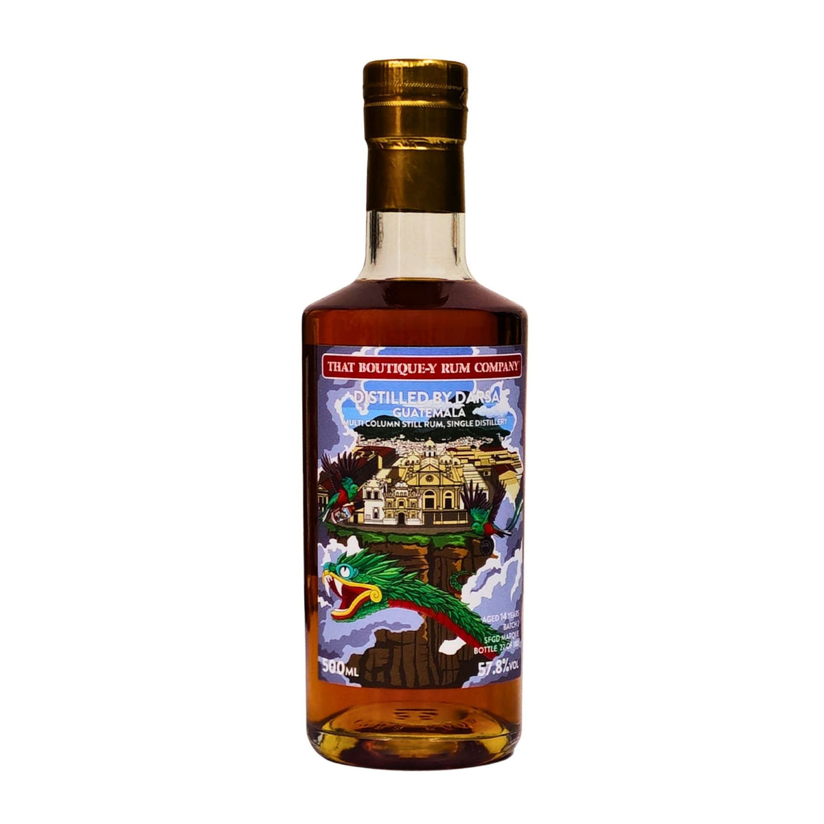 【ブティックラムカンパニー】グアテマラ ラム DARSA バッチ2 14年 57.8度 500ml/ダルサ蒸溜所