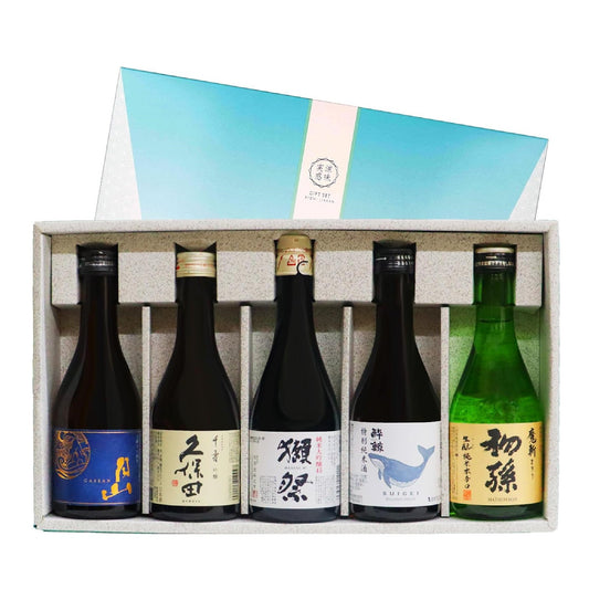 日本酒 飲み比べ 獺祭 久保田 千寿 入り 300ML×5本セット 【辛口】