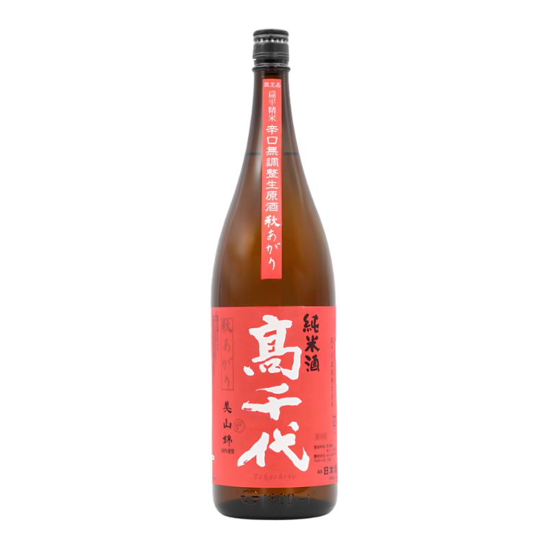 【高千代】 辛口純米+19 無調整生原酒 秋あがり 1800ml/高千代酒造