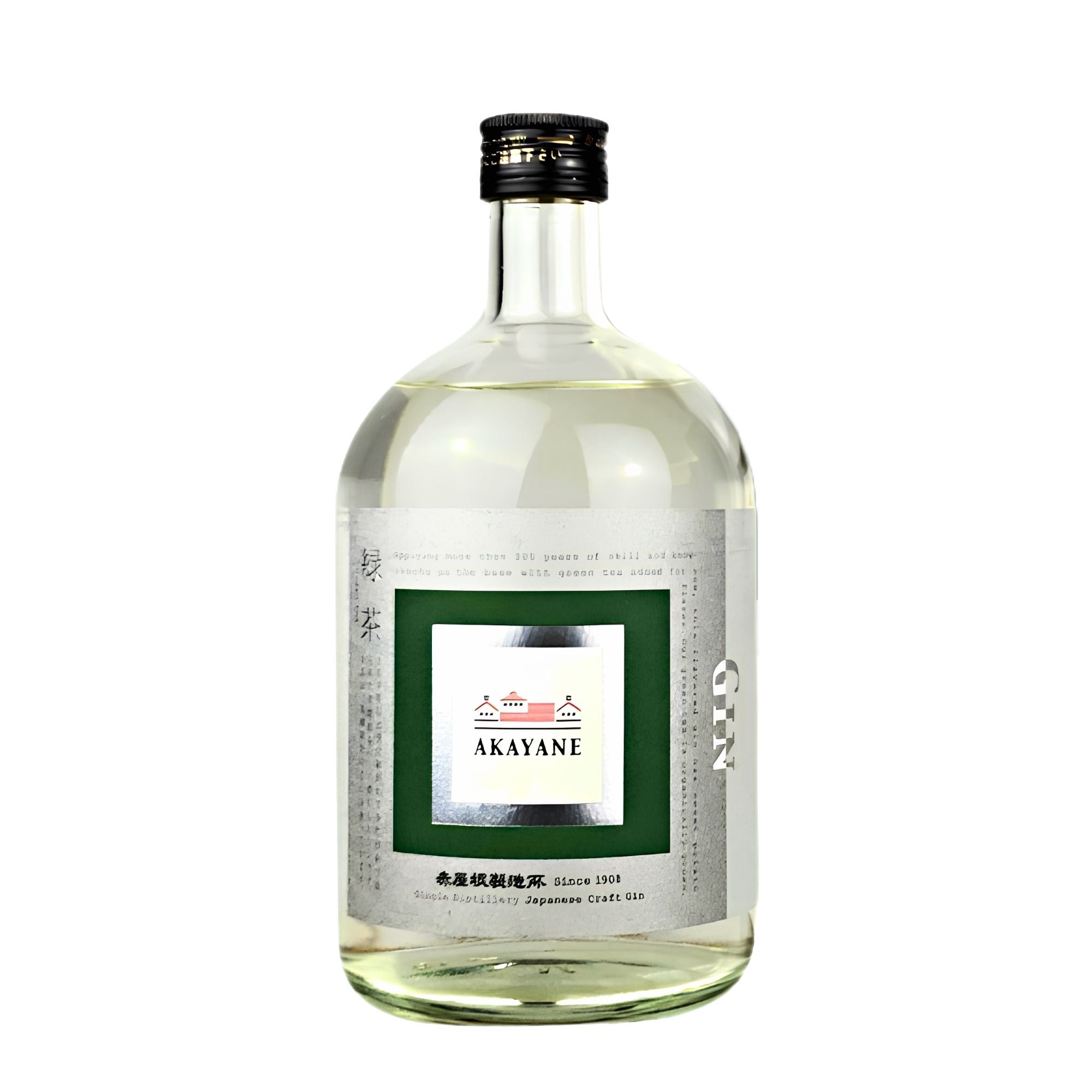 赤屋根 AKAYANE クラフトジン 緑茶 720ml／佐多宗二商店 – 鈴木酒販