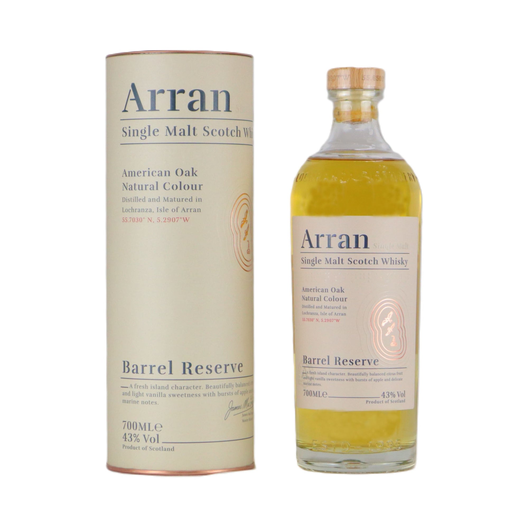 【アラン】 バレルリザーヴ シングルモルト 700ml /ロックランザ蒸溜所 – 鈴木酒販ONLINE STORE