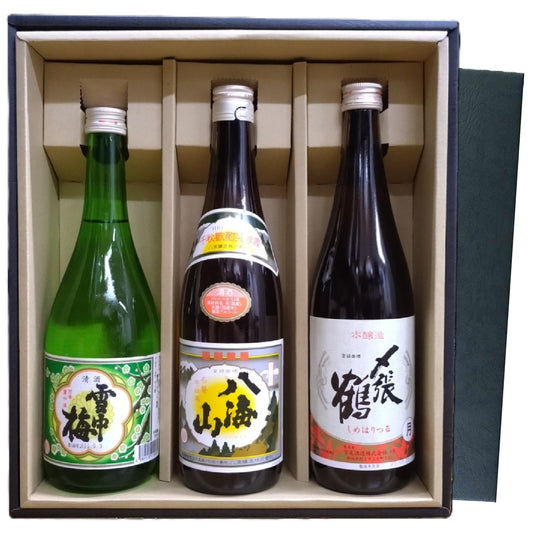 新潟銘酒 飲み比べ普通酒・本醸造セット 720ml×3本【送料無料】