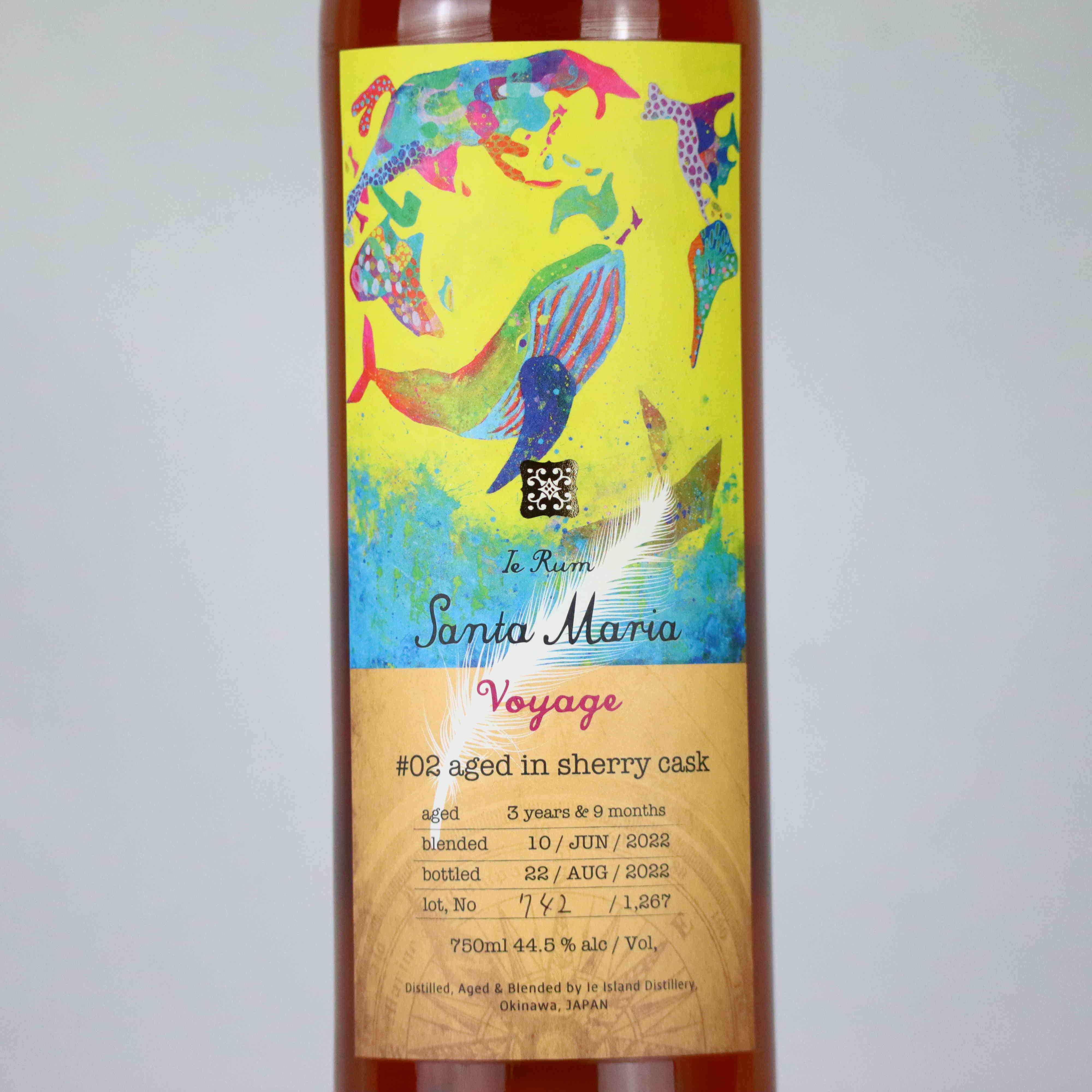 伊江ラム サンタマリア ボヤージュ ＃02 エイジド イン シェリーカスク 750ml／伊江島蒸留所